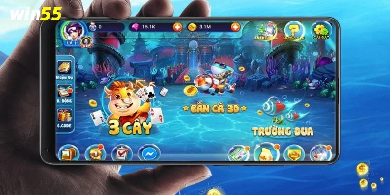 Bắn Cá Win55 - Khám Phá Đại Dương, Săn Thưởng Khủng 2 Game săn cá tại nhà cái Win55 có luật chơi rất hấp dẫn.