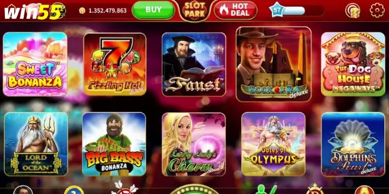 Game Slot Ăn Tiền Thật Win55: Chơi Liền Tay, Làm Giàu Ngay 3 Kho game slot cực khủng chỉ có tại Win55.