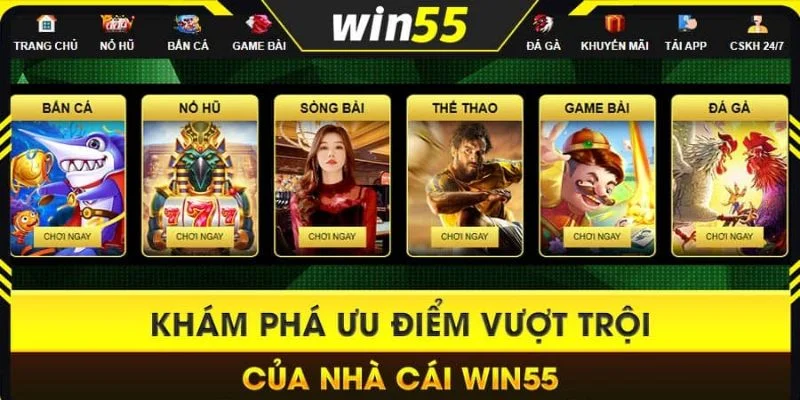 Win55 | Link Vào Win55 Chính Thức - Đăng Ký Win55 Nhận 55k 16 Các hoạt động cược của Win55 tại mọi sảnh chơi đều minh bạch.