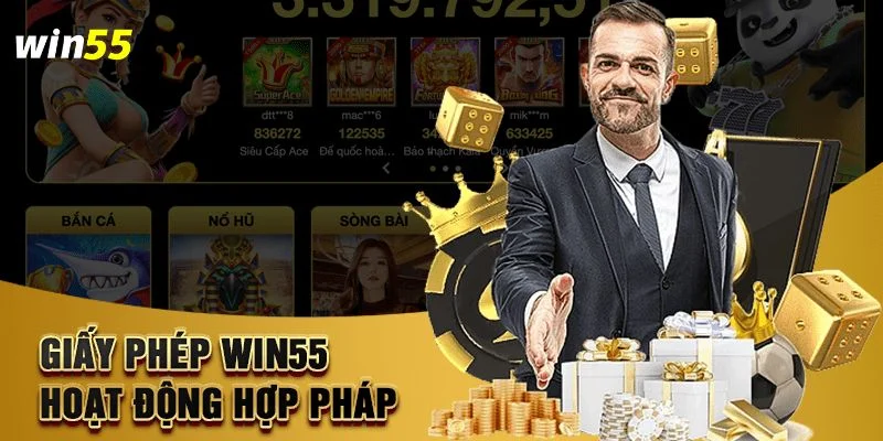 Win55 | Link Vào Win55 Chính Thức - Đăng Ký Win55 Nhận 55k 14 Win55 sở hữu đầy đủ các giấy phép hoạt động hợp pháp.